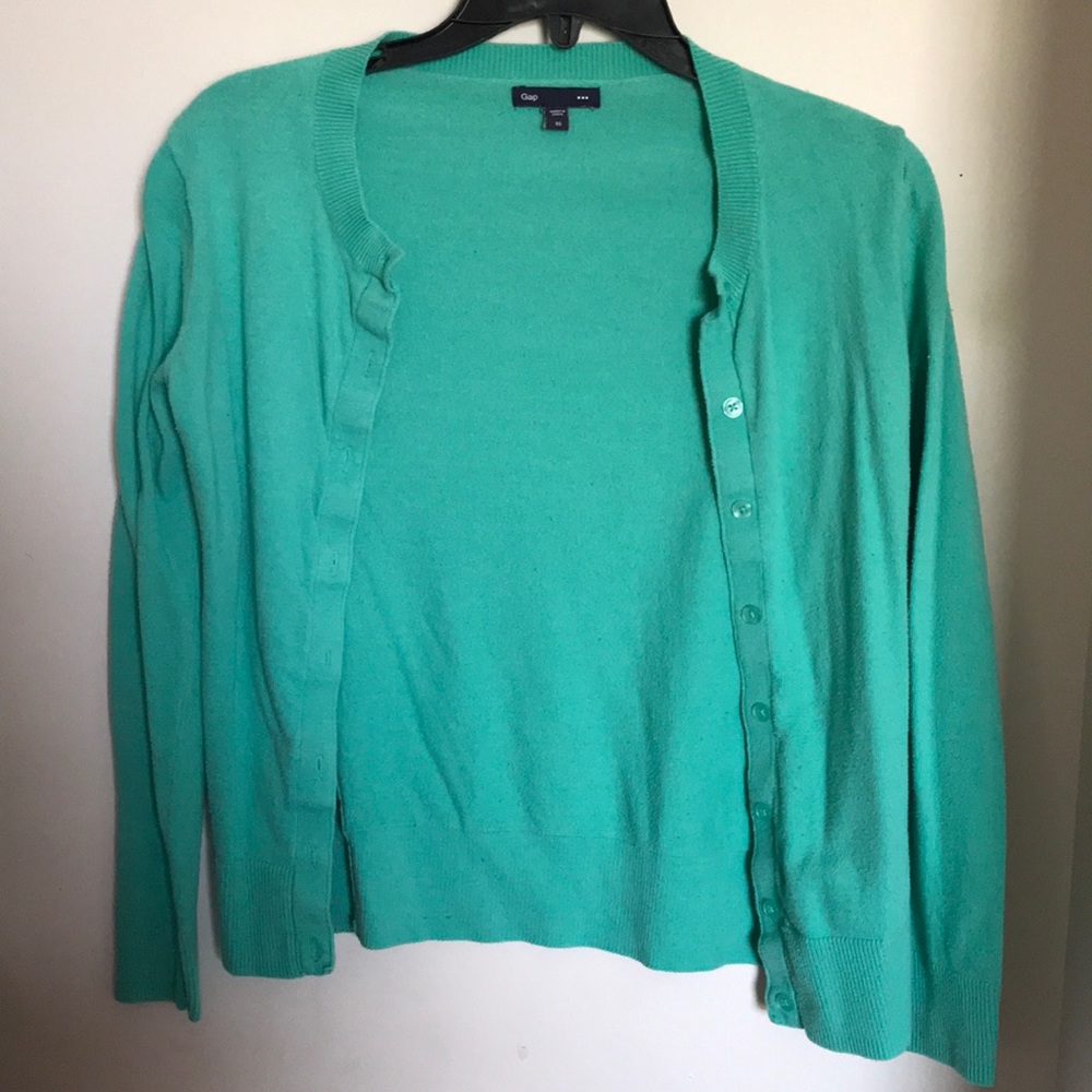 Gap Mint Green Cardigan